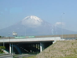 御殿場ＩＣからの富士山