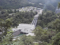 祖山ダムと発電所